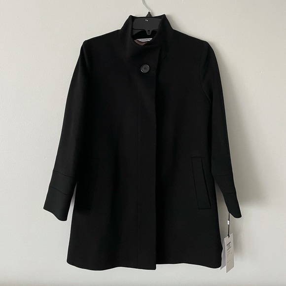 FLEURETTE Stand Collar Wool Car Coat - Picture 7 of 15